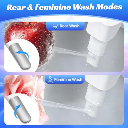 Left Hand Bidet Attachment for Toilet