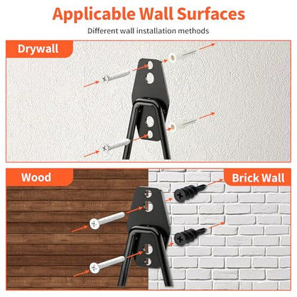 Heavy Duty Door Storage Hangers Bracket