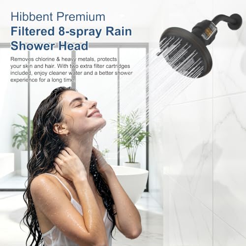 7'' High Pressure Filtered Rainfall Shower Head (Oil Rubbed Bronze / 7 Inch)