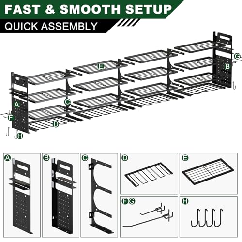 Large Power Tools Organizer Wall Mount