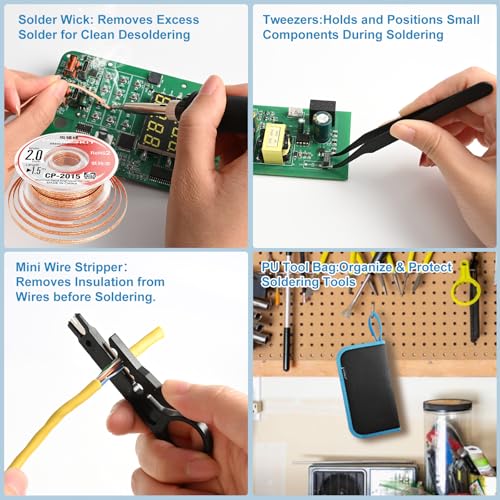 90W Digital Soldering Iron Kit