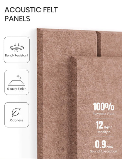 Felt Bulletin Board & Cork Board Alternative 36'' x 24'' (Boho-1 / Bold-stripe 6-pack)