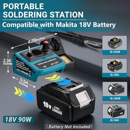 Cordless Soldering Iron for Power Tool Battery