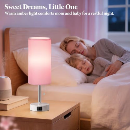 Pink Small Table Lamp for Bedroom