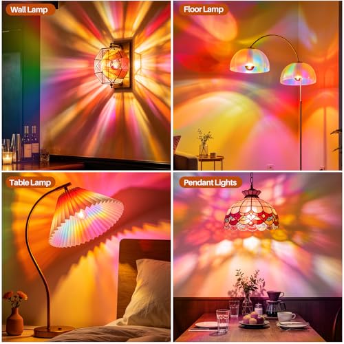 E26 6W Non Dimmable Stained Glass LED Light Bulb
