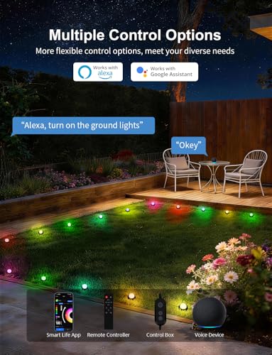Outdoor Ground Lights RGBCW