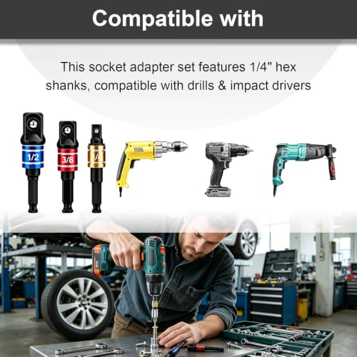 Impact Socket Adapter Set