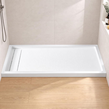 60" x 30" Shower Base with Left Drain