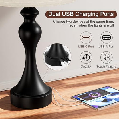 Bedroom Lamps Set of 2