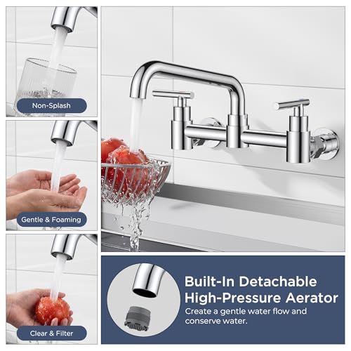 Wall Mount Kitchen Faucet