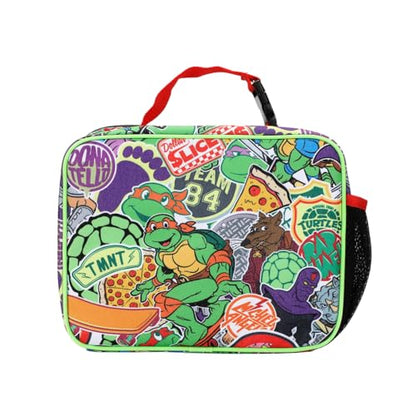 TMNT Classic Retro Cartoon Characters & Icons All (Green, Black & Red)