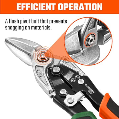 3 Pack Aviation Tin Snips Set