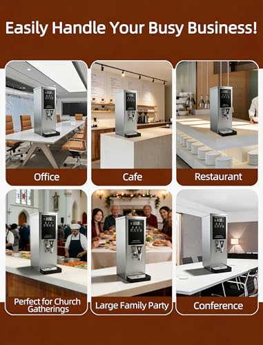 Commercial Water Boiler Hot Water Machine Hot Water urn Stainless Steel Step