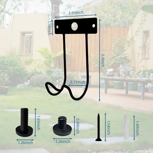 4 Pack Storage Shed Hooks