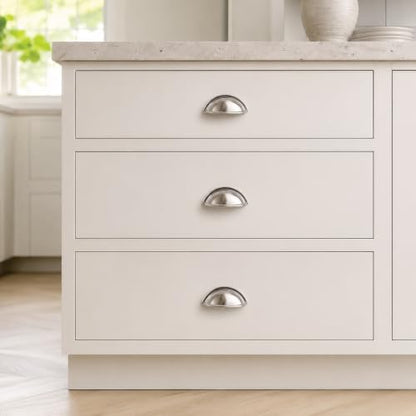 Hardware 10 Pack Zinc Cup Drawer Pulls