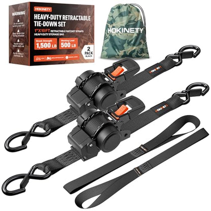 Retractable Ratchet Straps