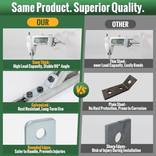 10 Pack 3 Hole 45 Degree Strut Bracket (3-Hole 10 Packs)