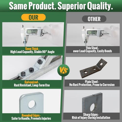 10 Pack 3 Hole 45 Degree Strut Bracket (3-Hole 10 Packs)