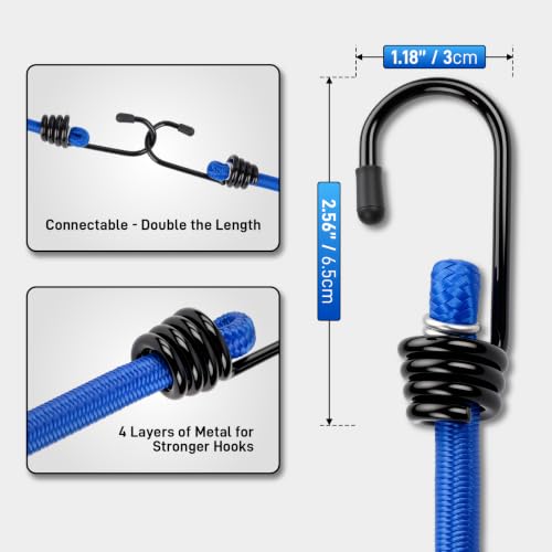 Bungee Cords with Hooks