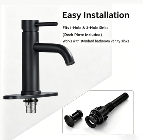 Single Handle Bathroom Sink Faucet