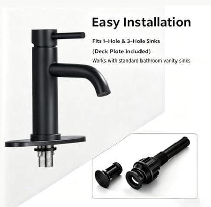 Single Handle Bathroom Sink Faucet