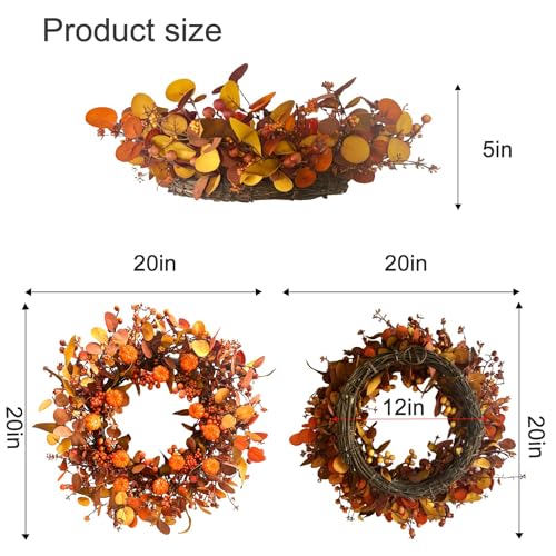 Fall Pumpkin Wreath