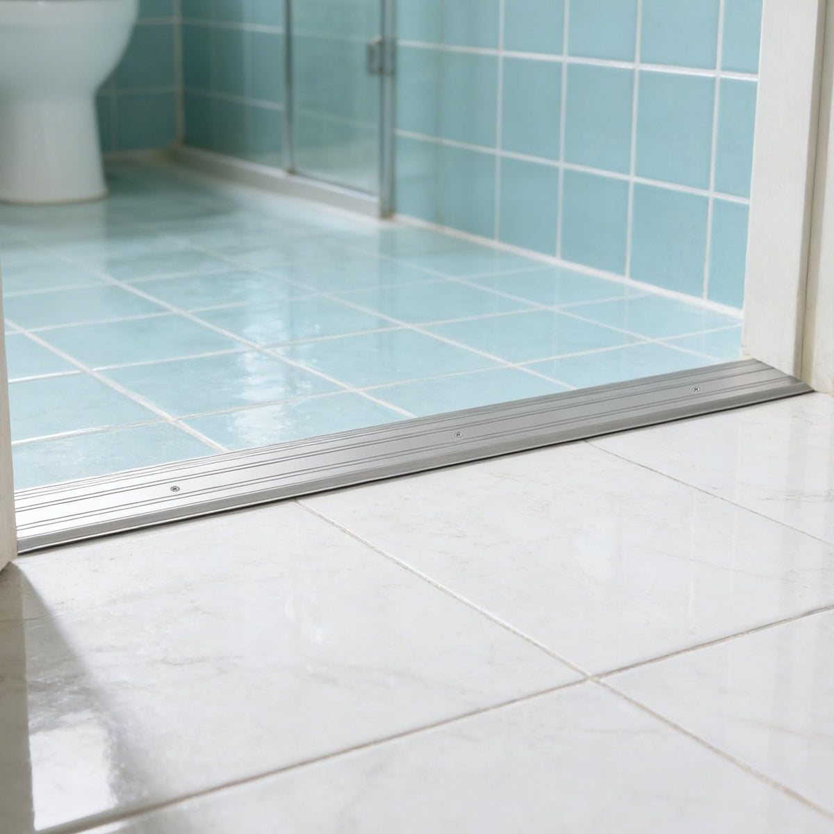 Sturdy Aluminum Door Threshold for Doorways (48''L x 6''W (1pcs) / Silver)