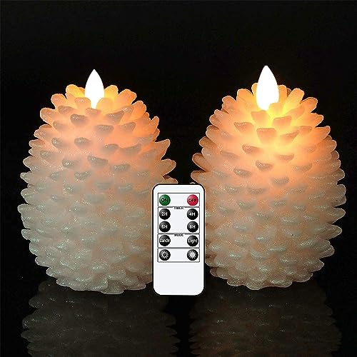 Flameless Candles with 6H Timer Battery Operated