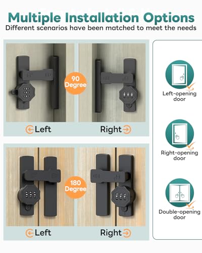 Keyless Barn Door Lock