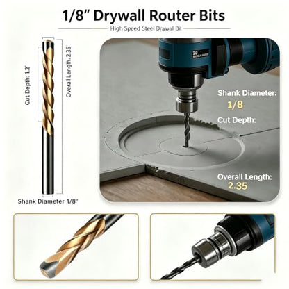 Drywall Router Bits Set Brocas para Drywall