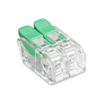 30PCS Lever Wire Connectors 2 Port Electrical Connectors Lever Nuts (2 Ports)