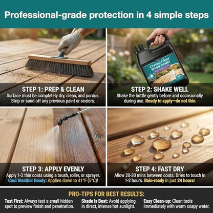 Clear Wood Sealer Outdoor