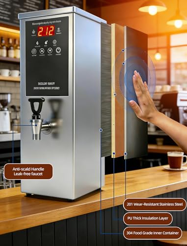 Commercial Water Boiler Hot Water Machine Hot Water urn Stainless Steel Step