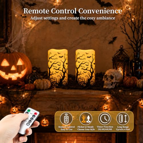 Halloween Flameless Candles