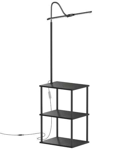 LED Floor Lamp with Table