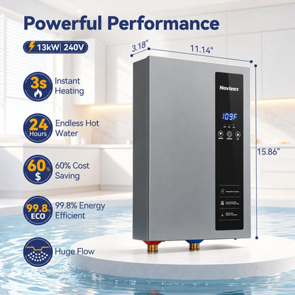 13kW Tankless Water Heater Electric