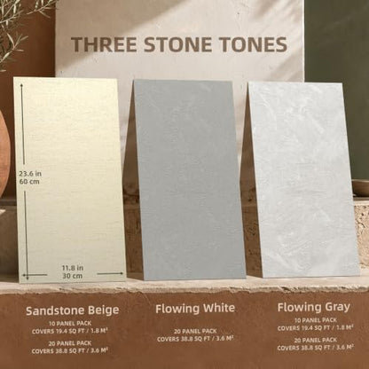 Peel and Stick Concrete Wall Panels