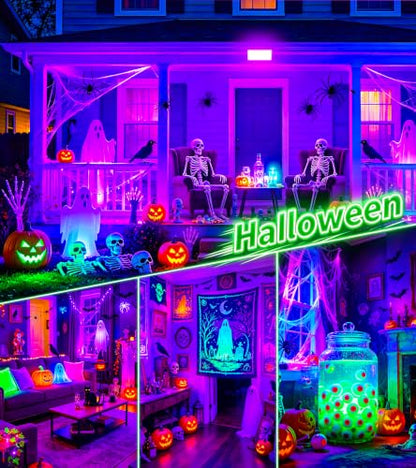 Black Light Glow in Dark Party