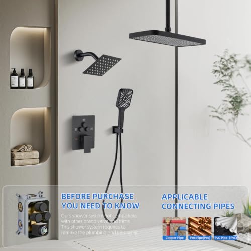 Shower Faucet Set With Handheld Shower Head