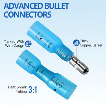320PCS Heat Shrink Bullet Connectors Kit