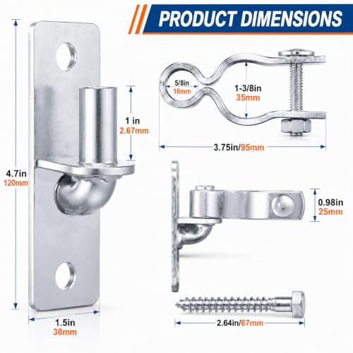 Post Gate Hinges
