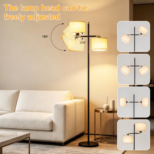 Black Floor Lamp for Living Room