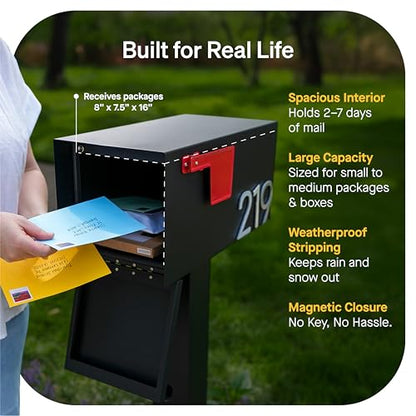 Post Mount Outdoor Mailboxes
