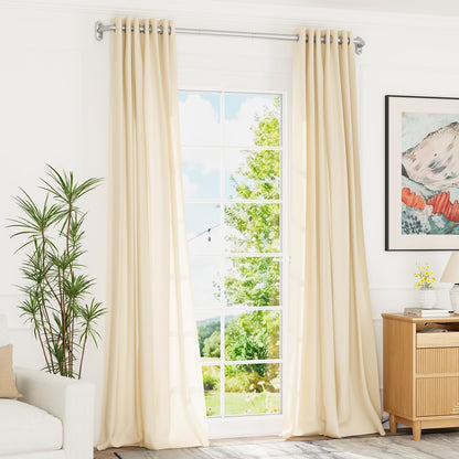 Silver Curtain Rod 32 (Silver / 32 to 58")