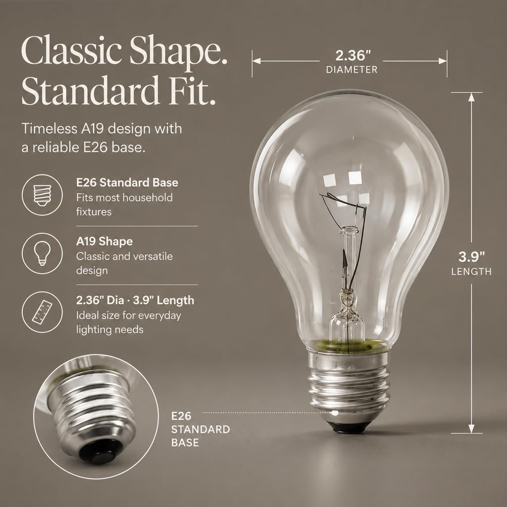 Incandescent Light Bulbs 75 watt