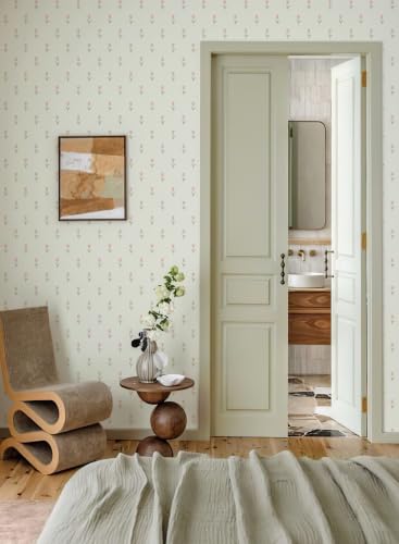Wallpaper Peel and Stick Vintage Floral Contact Paper Removable Self Adheisve Wall Paper Renter Friendly for Cabinets Wall DIY Decor