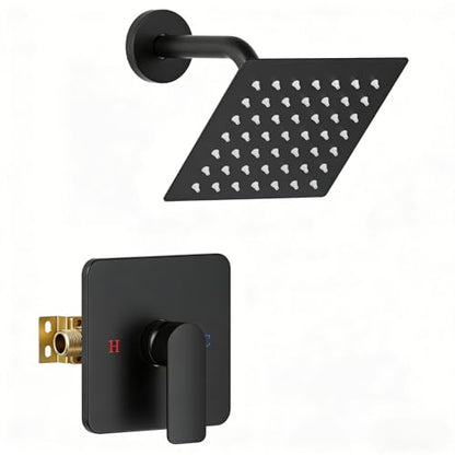Shower Faucet Set Matte Black