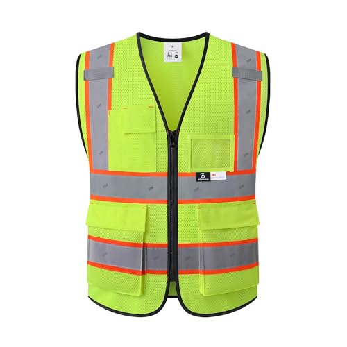 Safety Vest for Men Women Reflective Construction Vest