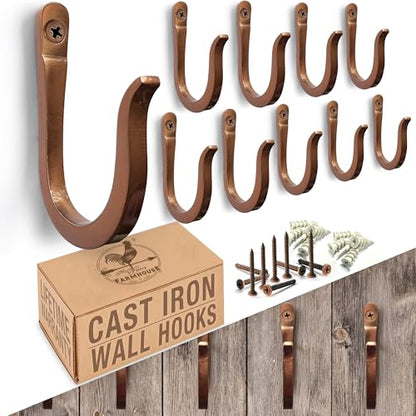 Black Cast Iron Spike 10 Pack