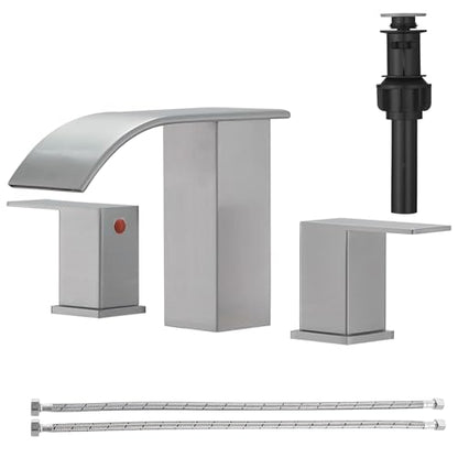 Bathroom Faucets Bathroom Sink Faucet 3 Hole with Drain